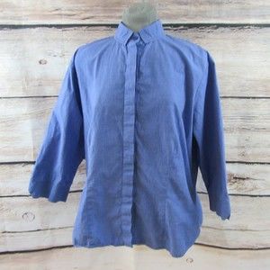 Women's Spirit size 18 3/4 sleeve Cleric's shirt 100% Cotton